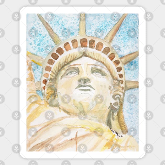 Lady Liberty Sticker by sunfleur1
